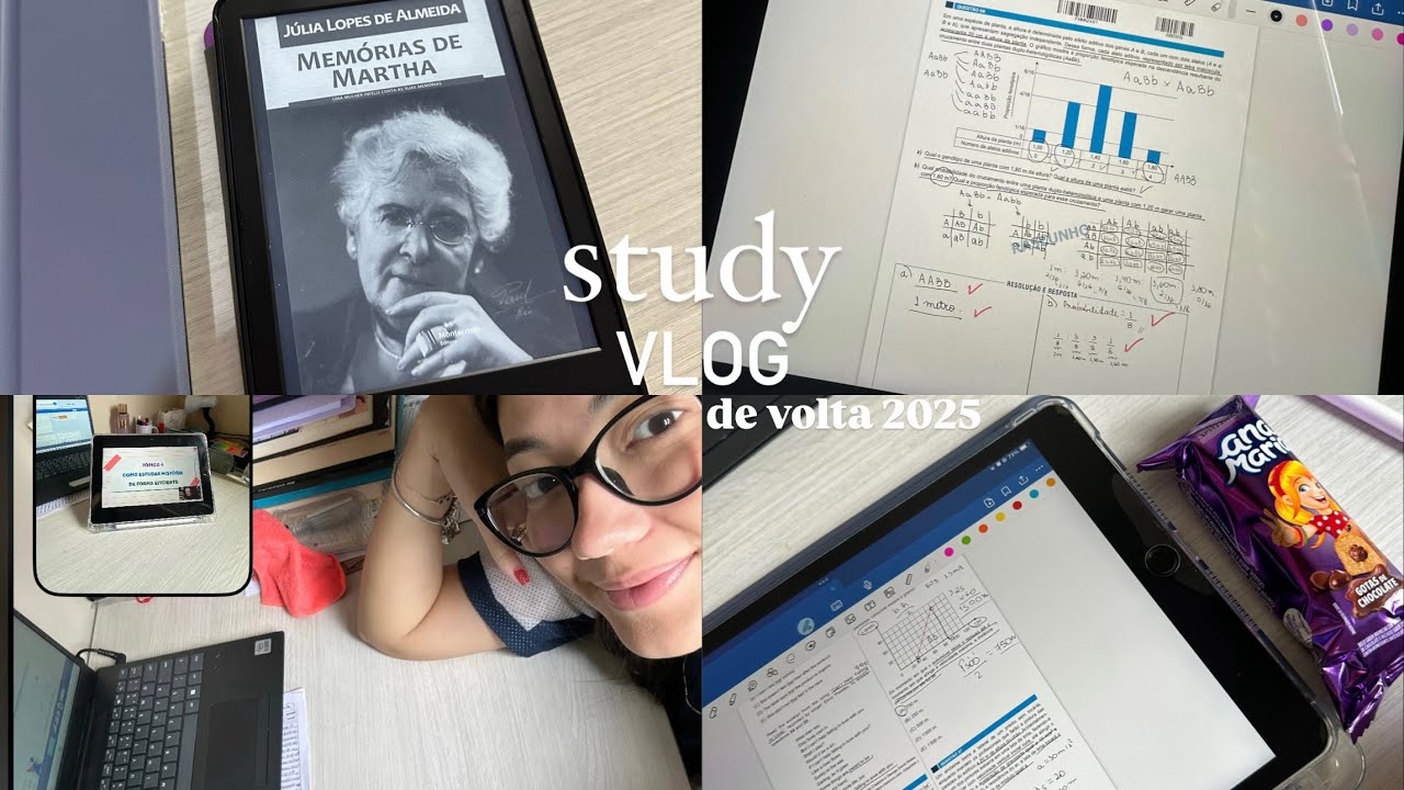 study vlog | o primeiro de 2025, to de volta!!!