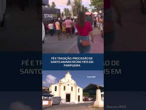 Dia de Santo Amaro reúne fiéis em procissão em Paripueira, em Alagoas #CidadeAL