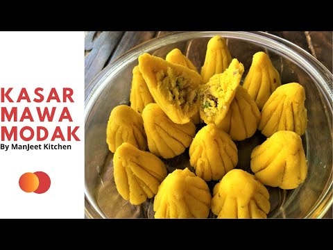 Kasar Mava Modak | Modak Recipe | Maharashtra Special | Easy Instructions | ManJeet Kitchen