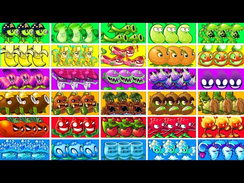 Tournament 30 Plants Team COLORFUL Battlez - Who Will Win? - Pvz 2 Plant vs Plant