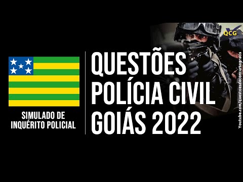 Simulado PCGO Polícia Civil Goiás 2022 - Questões de Inquérito Policial