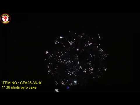 CFA25-36-10    1'' 36shots multishots 500g fireworks cake