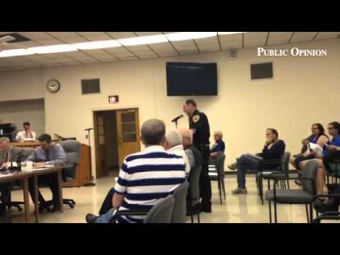 Travis Wilson, 26, is approved as the newest Chambersburg Police officer.