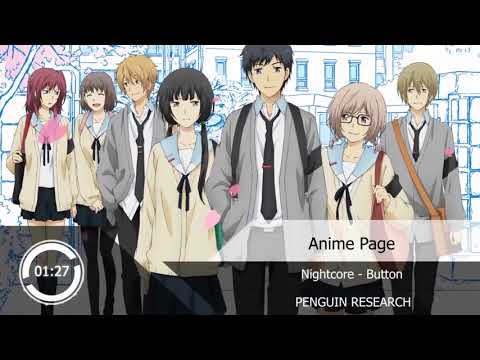 490 Button (리라이프 op) nightcore 자막