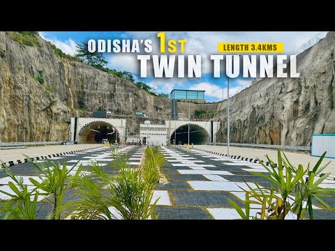 Odisha’s 3.4 km Six-Lane Twin Tunnel – Full Progress Update | Raipur–Visakhapatnam Economic Corridor