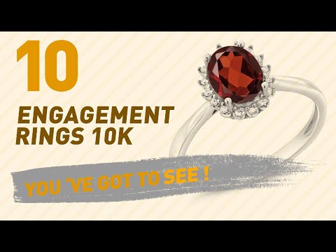 Engagement Rings 10K Top 10 Collection // UK New & Popular 2017