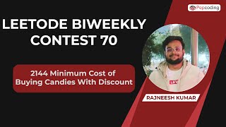 YouTube video 'Minimum Cost of Buying Candies With Discount | Leetcode 2144 | BI-Weekly Contest 70 Solution | Java'