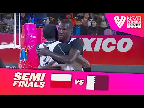 Bryl/Losiak vs. Cherif/Ahmed - Semi-Final Highlights of Rosarito 2022 #BeachProTour