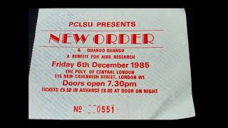 New Order-Lonesome Tonight (Live 12-6-1985)