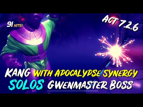 Act 7.2.6 - GwenMaster Final Boss Solo With Kang the Conqueror! - Marvel Contest Of Champions