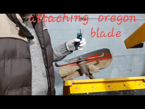 Fitting the OREGON MULCHING BLADE
