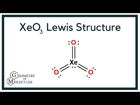 XeO3 Lewis Structure (Xenon Trioxide)