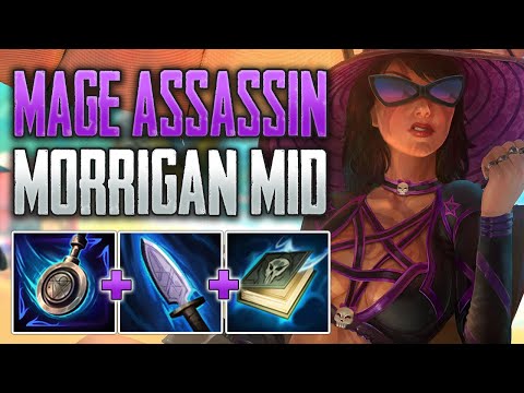 THE MAGE ASSASSIN! Morrigan Mid Gameplay (SMITE Conquest)
