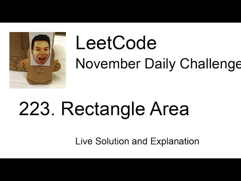 Leetcode 223 Rectangle Area Python