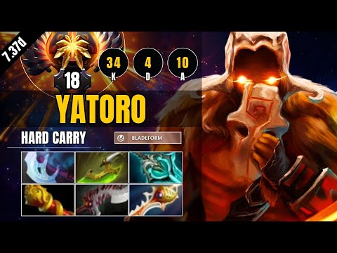 Yatoro [Juggernaut] 34 KILLS MUST WATCH - Truly Epic Match - 7.37d Dota 2 [Watch & Learn]