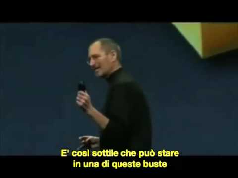 Steve Jobs' Keynote 2008. MacBook Air - ITALIANO -