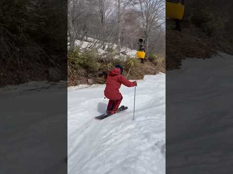【高鷲スノーパーク無限コブ】ピッチが早すぎる〜！！完走できるか！？#スキー #ski #オールマウンテンスポーツdoing公式アンバサダー