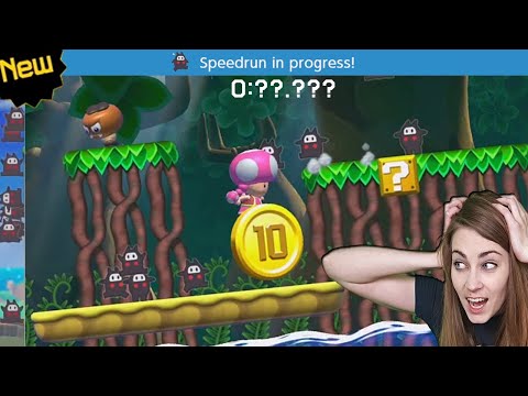 The 10-Coin of Deep Woods! NINJI SPEEDRUNS - SUPER MARIO MAKER 2
