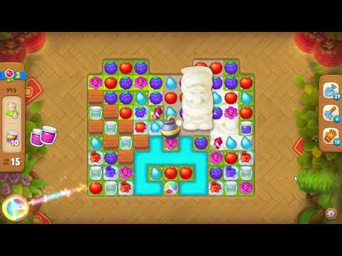 Gardenscapes 945 Level - 20 moves - NO BooSTERS