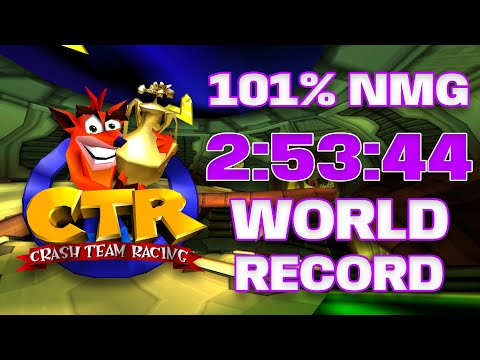[World Record] Crash Team Racing 101% (No Major Glitches) - 2:53:44