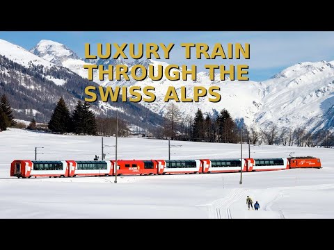 Switzerland’s Most Beautiful Train Ride – Glacier Express Excellence Class  🇨🇭 ❄️