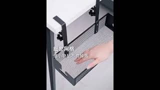 Organizér káblov pod stôl 34cm - čierny