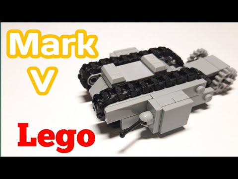 Мини танк Mark 'V' из ЛЕГО|||САМОДЕЛКА ИЗ ЛЕГО