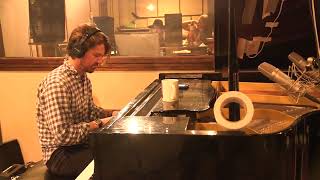 Taylor Hanson recording piano parts for &quot;Yearbook&quot;