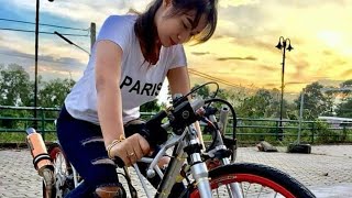Download lagu Story W.A Dj remix Lady biker drag bike mp3