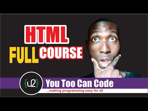 HTML crash course