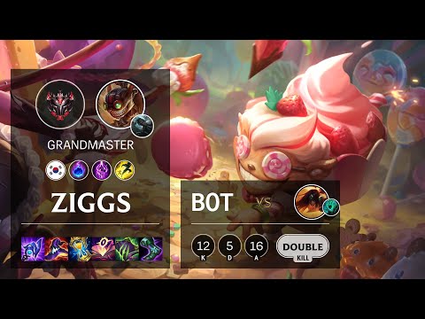 Ziggs Bot vs Sivir - KR Grandmaster Patch 11.15