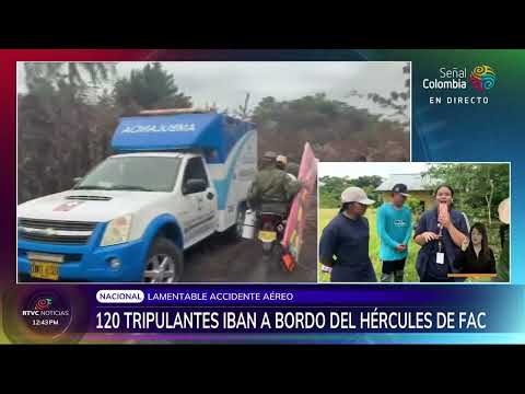 Población de Puerto Leguizamo ayuda a heridos en accidente de avión de la FAC | RTVC Noticias