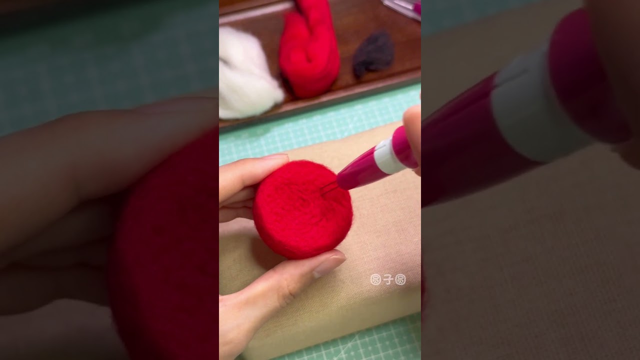 Needle-Felted Mushroom DIY Tutorial | Simple & Fun Craft By Maria Callary Toys #diy #ornaments