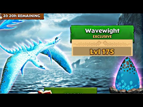 WAVEWIGHT MAX LEVEL 175 TITAN MODE - Exclusive Seashocker- Dragons: Rise of Berk