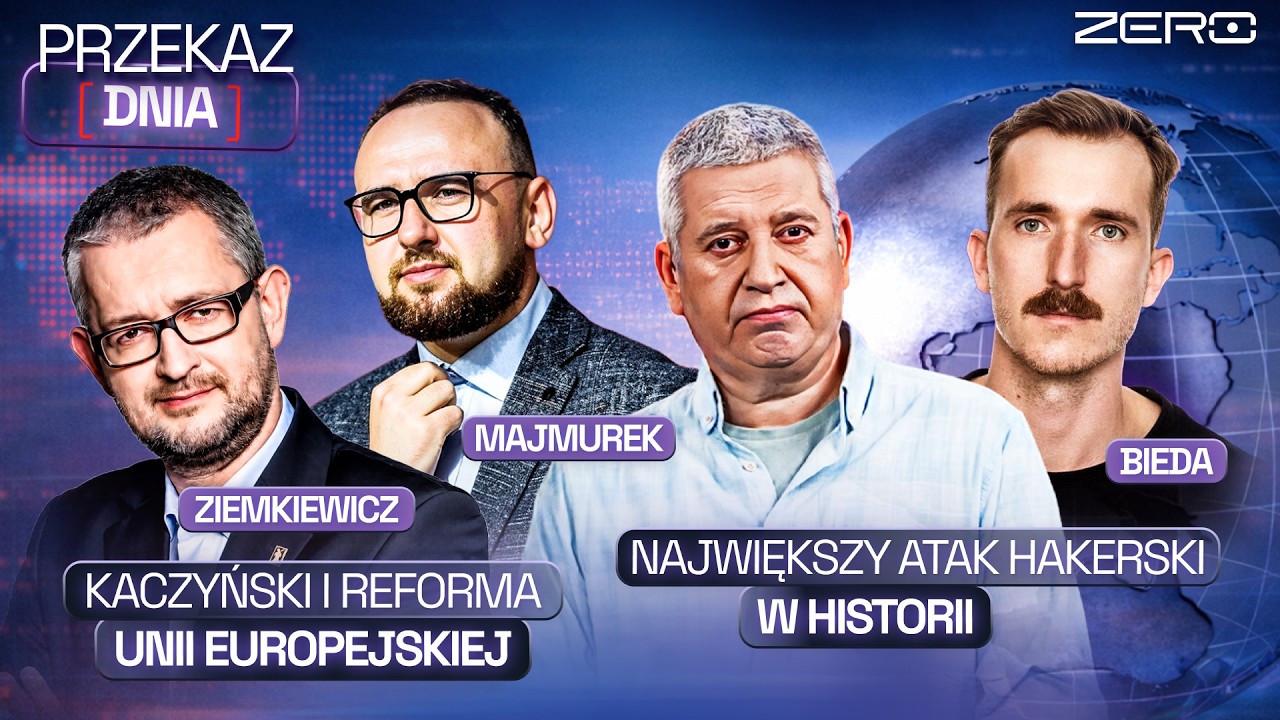 KACZYŃSKI O WYJŚCIU Z UNII, AWANTURA O BRAUNA, FRANCJA SKRĘCA W LEWO | PRZEKAZ DNIA