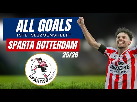 Alle Doelpunten Sparta Rotterdam | 1ste seizoenshelft 2025/2026