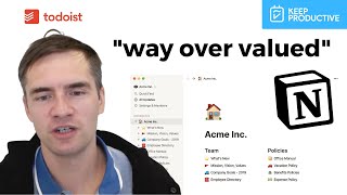  - "Way Over Valued" | Todoist Founder Shares Notion Thoughts