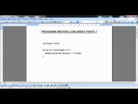 Aula Java 58 - Chamando Método com ARRAYS (Parte 1)