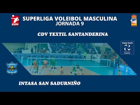 SVM1819 - Jornada 9 - Voley Textil Santanderina vs Intasa San Sadurniño