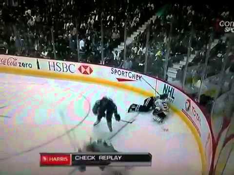 Ben Smith Stares Down Kevin Bieska Blackhawks Canucks Stanl