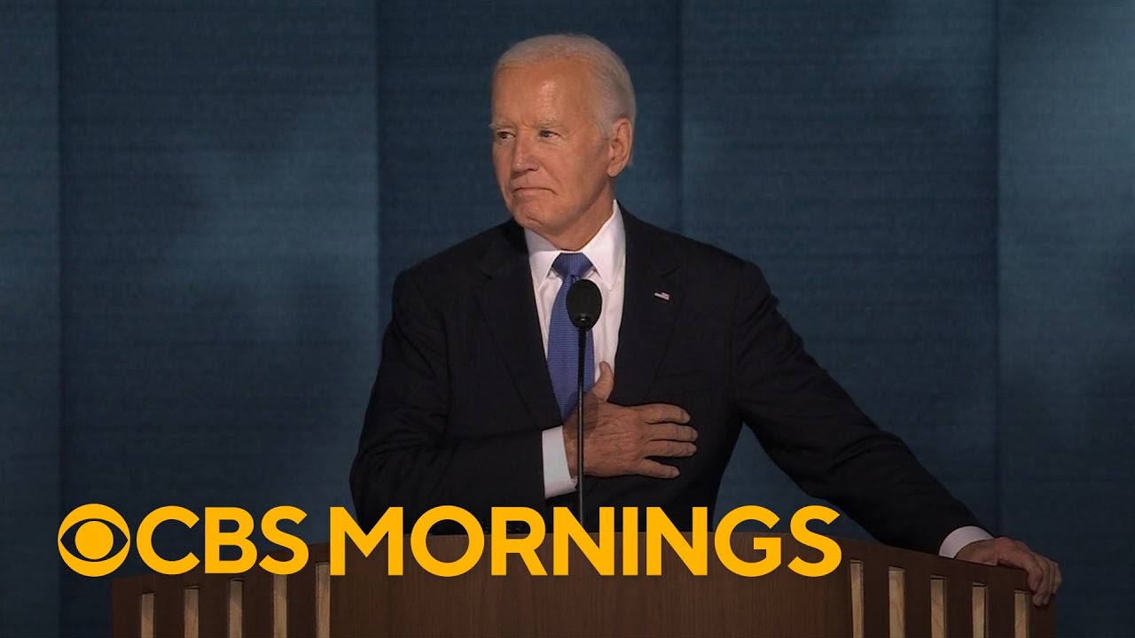 Biden takes DNC stage to make case for Harris' presidency