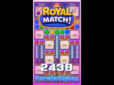 Royal Match Level 2438 - No Boosters Gameplay