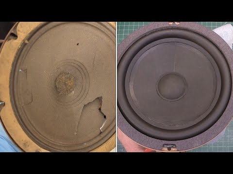 Zenith 6S229 - Electrodynamic Loudspeaker Music Playing & Next Video Mention