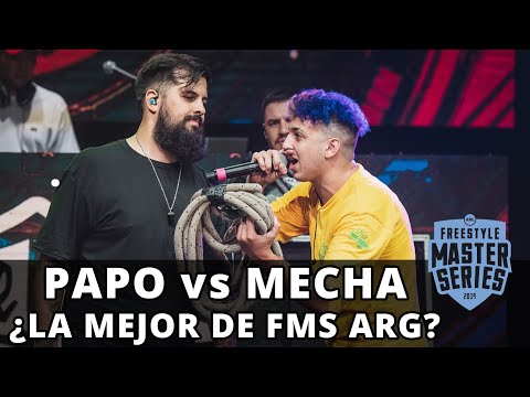 ¡PAPO vs MECHA! ¿LA MEJOR BATALLA DE FMS ARGENTINA? - FMS ARGENTINA 2020-21 J7