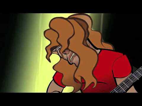 Dave Mustaine of Megadeth Animation