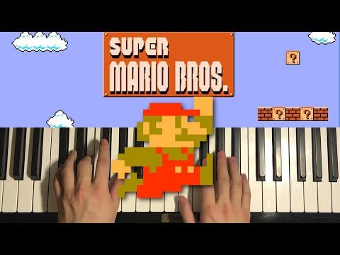 Super Mario Bros. - Theme Song (Piano Tutorial Lesson)