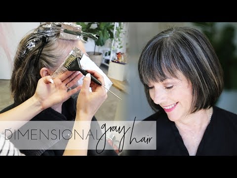 How to add dimension back into Natural Gray Hair Color...