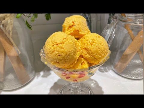 Mango Ice Cream Recipe By Rukhsana | Homemade Ice Cream | Summer Recipes
