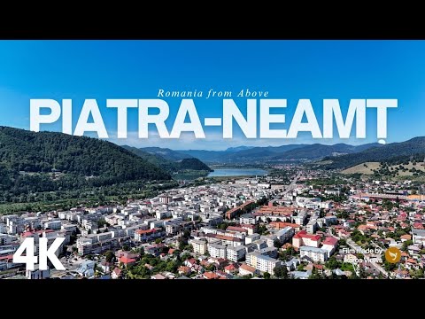 Is This the Most Beautiful City in Romania? 🇷🇴 Drone Above Piatra Neamț in 4K
