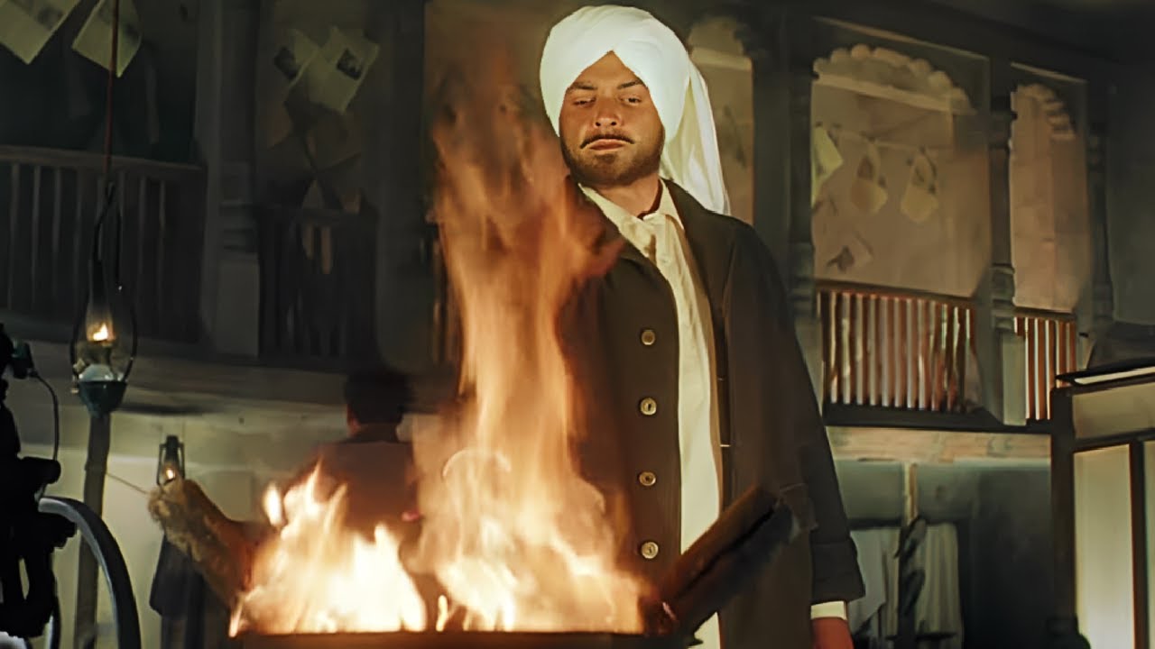 मैं इस अग्नि की शपथ लेकर कहता हूँ कि मैं हर एक अंग्रेज़ ?